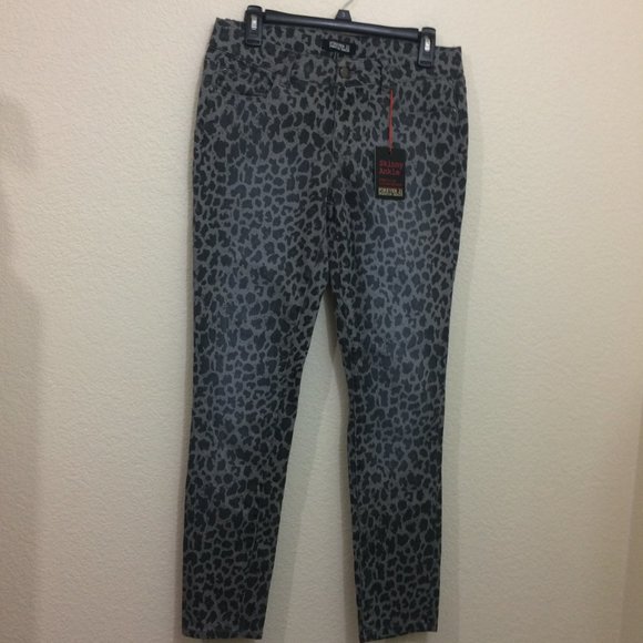 Forever 21 Skinny Ankle Jeans Animal Print NWT - Picture 2 of 12